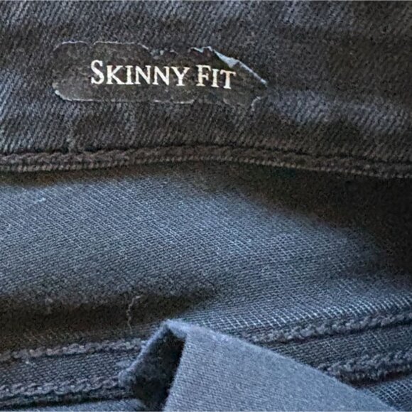 Judy Blue JB82191BK Skinny Fit Black Denim Buffalo Patch Jeans-Sz 7 - Picture 10 of 12